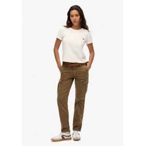 Superdry - Slimfit cargobroek met middelhoge taille - Dames - Broeken