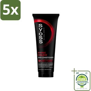 5 x Syoss - Color - Conditioner - Kleurbehoud tot 12 Weken - 250 ml - Grootverpakking - Kleurbehoud - Conditioner Voor Gekleurd Haar - Glans Conditioner - Haarkleur Intensief - Syoss Conditioner