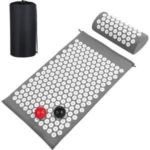 Acupressuurmat met hoofdkussen en massageballen - Rugpijn verlichten