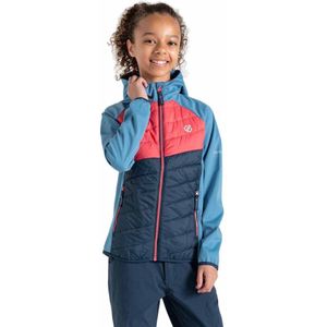 Dare2b - Explore Hybrid - Softshelljack - Blauw - 3-4 Jaar