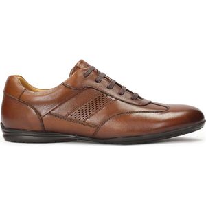 Brown half shoes in smart casual style