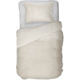Kayori - Erimo - Dekbedovertrek - Offwhite - Eenpersoons - 140x200/220 cm