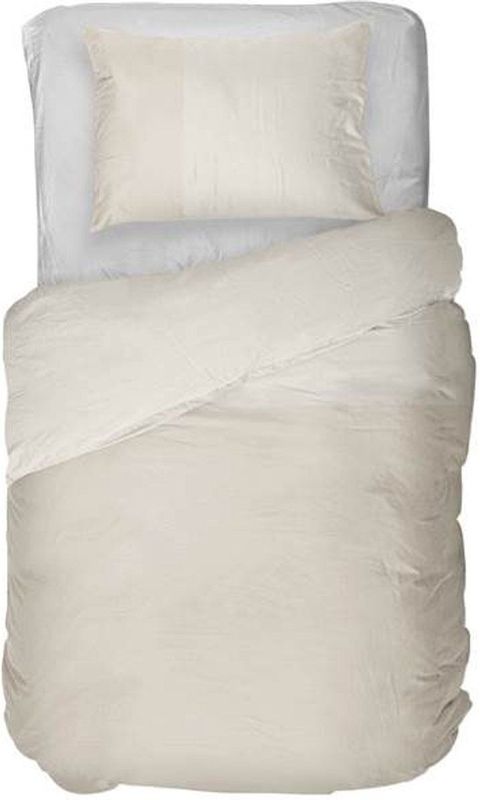 Kayori - Erimo - Dekbedovertrek - Offwhite - Eenpersoons - 140x200/220 cm