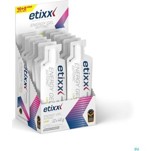 Etixx Endurance - Isotone Energiegel - Citroen & Limoen 12 stuks