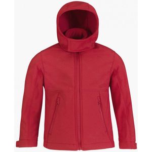 Jas Kind 5/6 Y (5/6 ans) B&C Lange mouw Red 94% Polyester, 6% Elasthan