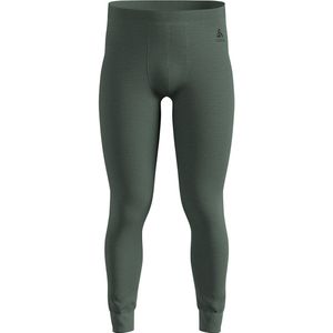 Odlo - Merino 160 Bl Bottom Long - Merino-ondergoed - Grijs/Olijfgroen