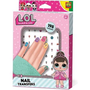 SES - L.O.L. - Nagel Transfers - Nagel Stickers - 198 Stuks - Aanbrengen met Water