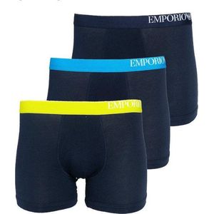 Emporio Armani 3-pack brief boxershorts - Marine