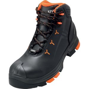 Uvex 2 hoog S3 6503.1 - Zwart/Oranje - 43