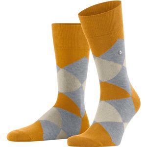 Burlington - Clyde M - Fantasiesokken - Geel Dottergelb 1305 - Katoenen Mix - 40-46