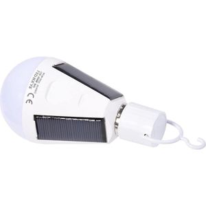 Draagbare waterdichte ledlamp op zonne-energie IP65 - voor wandelen kamperen - AC 85-265 V - buiten binnen camping tent wandelen vissen tuinhuis - 12 W .