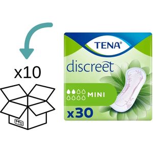 TENA Discreet Mini verbanden - 10 pakken á 30 stuks (TENA Lady)