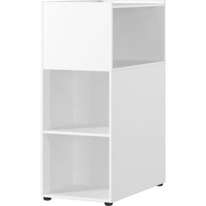 Vakkenkast Galileo Wit - Breedte 80 cm - Hoogte 112 cm - Diepte 44 cm - Met planken - Zonder deuren