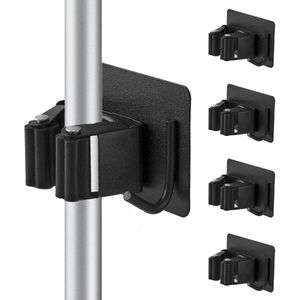 Ibenzoa® Innovatieve Zelfklevende Muurbevestigde Gereedschapshouder Set van 4 voor Diverse Toepassingen