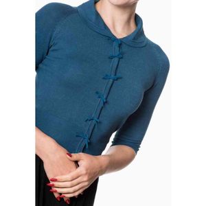 Dancing Days - April Cardigan - 4XL - Blauw