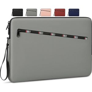 Laptophoes 14 inch laptop tas waterdichte laptop sleeve case schokbestendig notebook case PC beschermhoes beschermhoes voor MacBook Air / Pro grij
