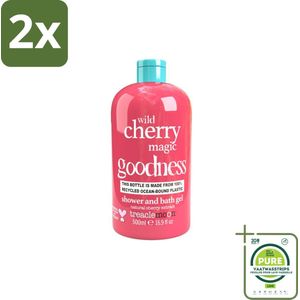 Treaclemoon – Douchegel – Wild Cherry Magic – 500 ml - Voordeelverpakking - 2 stuks - Douchegel - Kersen geur