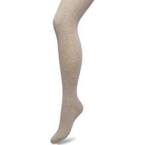 Bonnie Doon Biologisch Katoenen Maillot Dames Taupe maat 42/44 XL - Uitstekende pasvorm - Gladde Naden - OEKO-TEX gecertificeerd - Bio Cotton Tights - Duurzaam Huidvriendelijk Bio Katoen - Beige/Bruin - Gemeleerd - Taupe Heather - BP051900.376