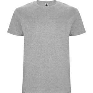 2 Pack T-shirt's unisex met korte mouwen 'Stafford' Heather Grijs - S