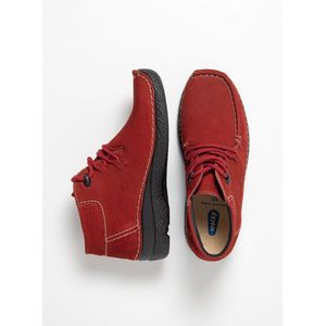 Wolky Dames Hoge veterschoenen 06253 Seamy Moc Rood