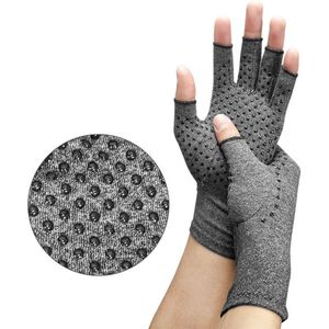 Therapeutische handschoenen | Extensso® | kleur Antislip-Grijs | Maat XL | De enige echte | Compressie Handschoenen | 8% cotton, polyester, 12% spandex