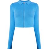 MYMO - Keepsudry - Gebreid Vest - Hemelsblauw
