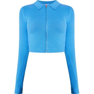MYMO - Keepsudry - Gebreid Vest - Hemelsblauw