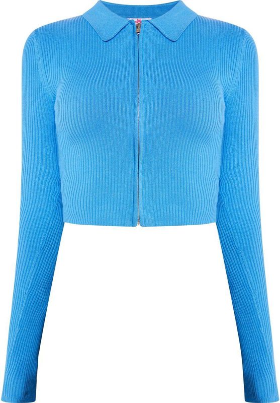 MYMO - Keepsudry - Gebreid Vest - Hemelsblauw