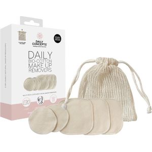 Daily Concepts | Herbruikbare Make-up Removers van Biologisch Katoen | Zacht, Duurzaam & Milieuvriendelijk