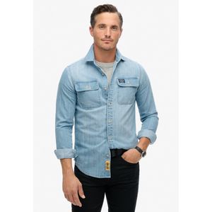 Superdry - Workwear - Overhemd - Heren - Lange Mouwen - Geborduurd