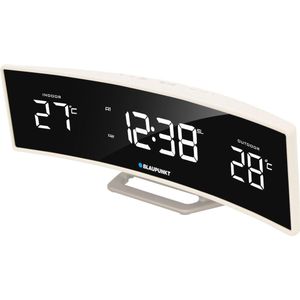 Radiowekker met LED-display, Thermometer en Wekfunctie - Wit