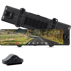 Saaf - Dashcam - Dualdashcam met Achteruitrijcamera en Cabinecamera - 256GB - 4K / 2K