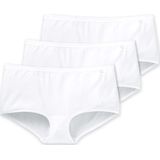 Schiesser 3-Pack dames Basic boxershorts 95/5 Organic - 40 - Wit.