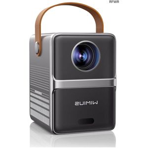 RFWR® Draagbare Mini-Projector met Elektrische Focus en 22000 Lumen - Ondersteunt 1080p, WiFi en Bluetooth - Perfect voor Thuisbioscoop