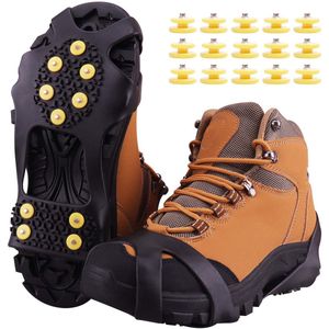 Schoenspikes - Winter - IJsvast met Stalen Puntlagen - 15 stuks - Voor Schoenen Maat 36-40 - Zwart