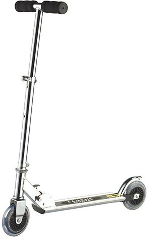 KiddyGo - Kinderstep - Aluminium - Zwart - Verstelbaar en Opklapbaar