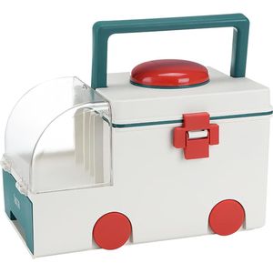 Medicijndoos huisapotheek - opslag medicijnen koffer - apothekerskast organizer