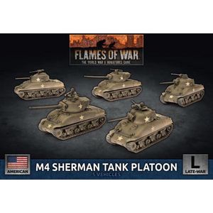 M4 Sherman Tank Platoon 75mm/76mm (Plastic)