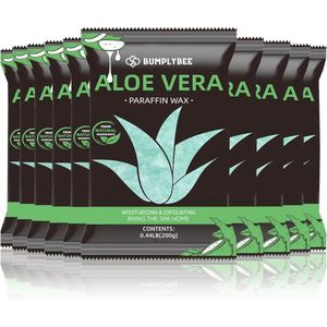 Aloë Vera Paraffine voor Handen en Voeten - 10 Stuks Hydraterende Wax Navullingen voor Spa Ervaring Thuis