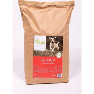 Anubis Petfood hondenvoer - Kip & Rijst 15 kg - koudgeperste hondenbrokken