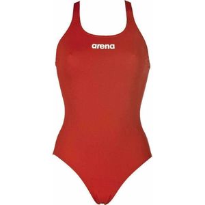 arena Solid Swim Pro One Piece Swimsuit Dames, red-white Maat DE 40 | US 36