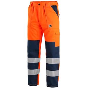 Werkbroek CANIS SAFETY CXS NORWICH heren, waarschuwing, oranjeblauw, maat 56