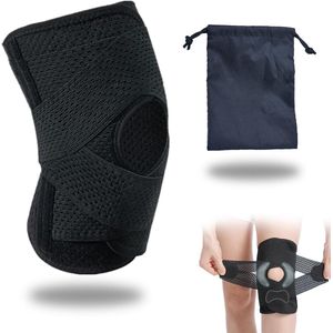 Patellapeesverband Kniebraces - kniebeschermers voor Hardlopen Fitness Menisco Verwondingen - Sports Kniebrace Met Laterale Stabilisatoren - XXl 150-170g