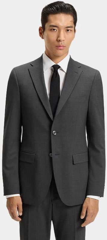 Slim-fit colbert van een wolmix