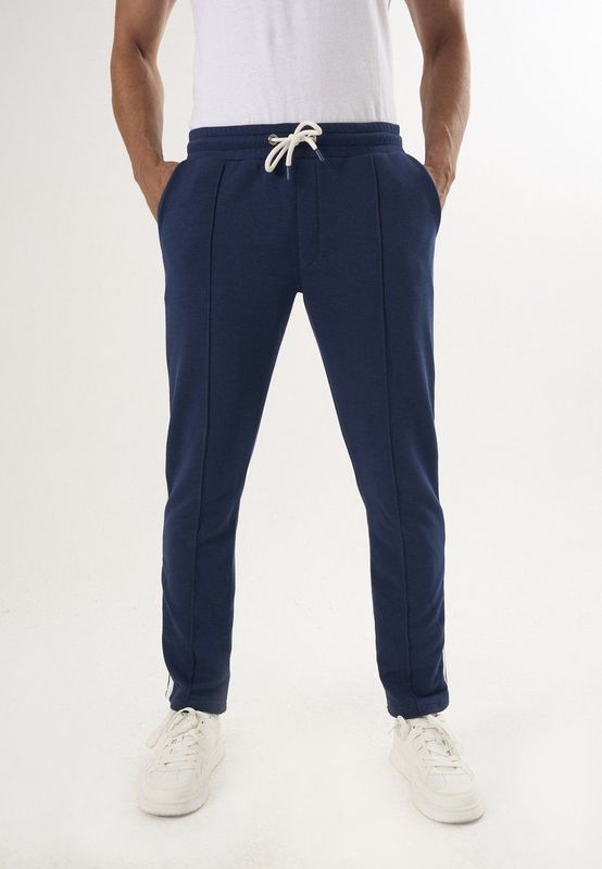 Felix Hardy Casual Jogger Broek - Sportsbroek 100% Katoen Heren Navy - 2Xl