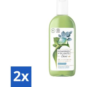 2 x Dove Powered by Plants - Oil Body Wash - Eucalyptus - 250 ml - Natuurlijke Bodywash - Eucalyptus Bodywash - Hydraterende Bodywash - Vegan Bodywash - Cruelty-Free Bodywash