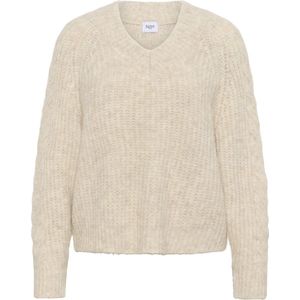 Saint Tropez - Manda SZ - Pullover Sweater - Beige - Bruine Rijst Melange
