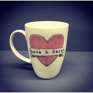 Charlotte Clark LTD - Love & shit mug