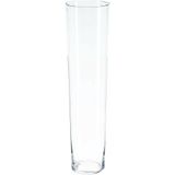 Glazen Vaas 18x70 cm Transparant Kegelvormig