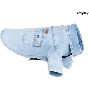 Amiplay Shirt Denim blauw 45cm